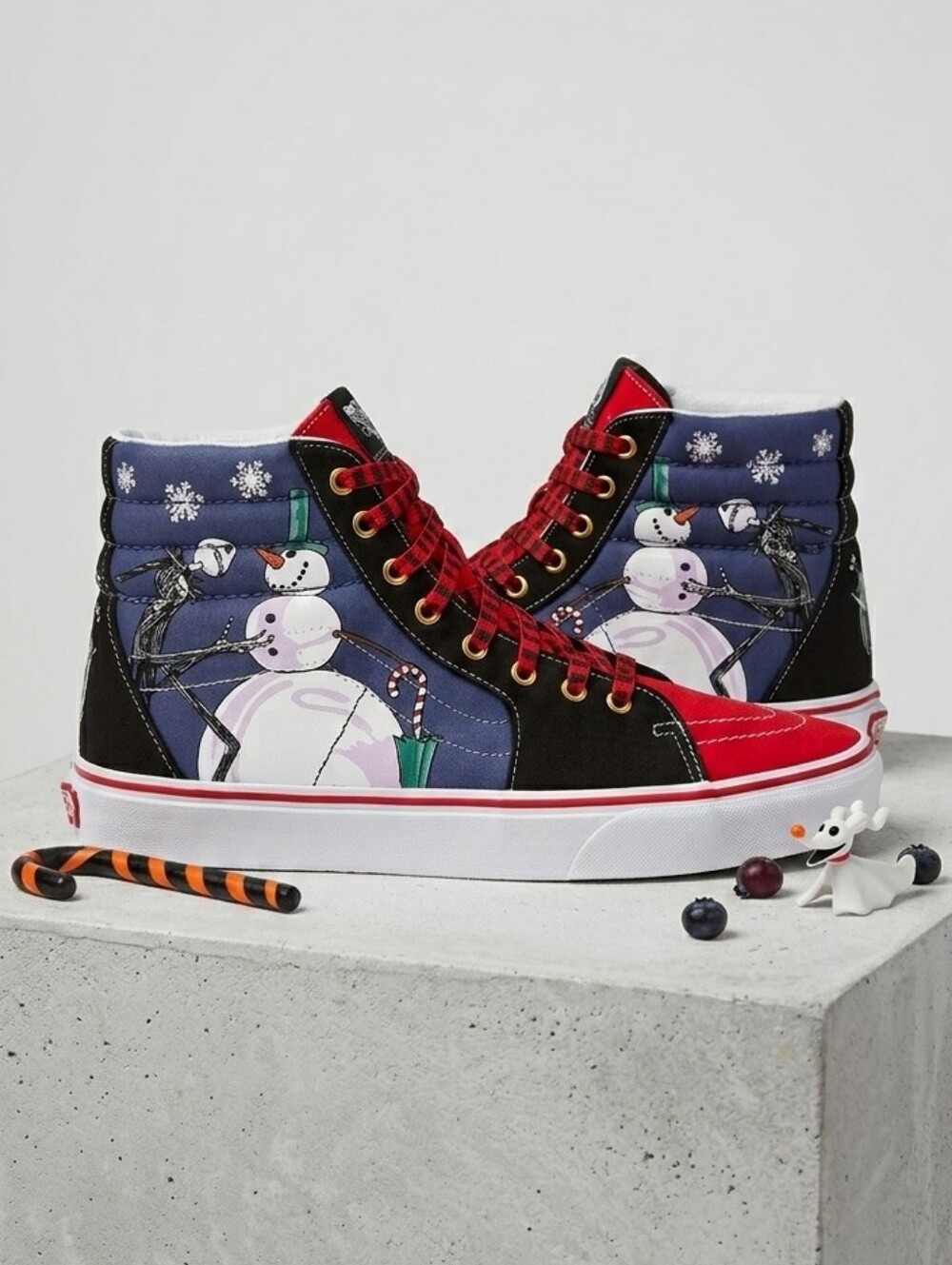 Vans x Disney Nightmare Before Christmas Sk8-Hi Christmastown Sneakers